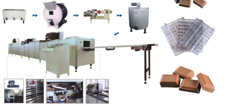 Large Quantity Automatic Multi-Fuction Chocolate Moulding Line