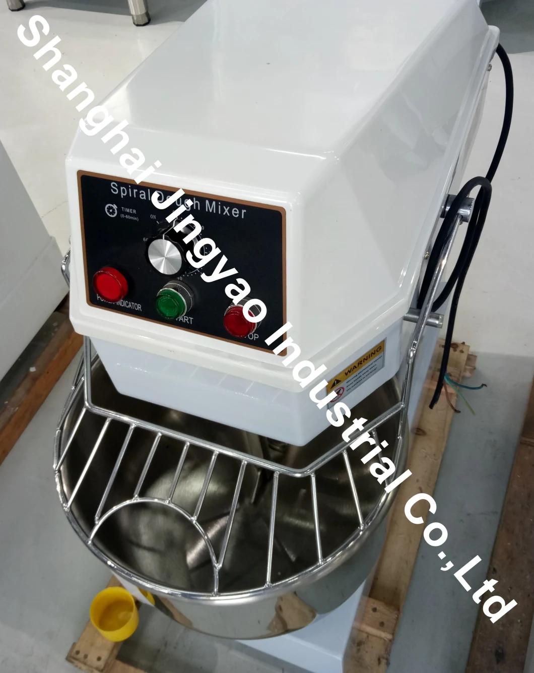 Hot Sale Convenient Electrical Spiral Dough Mixer for Bread Industrial Commercial 20L~240L Electric Bread Pizza Manual Spiral Dough Mixer Machine for Bakery