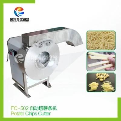 Industrial Automatic Cassava Kudzu Taro Chips Cutting Processing Machine
