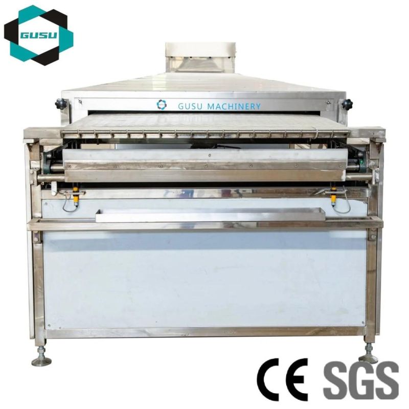 PLC Chocolate Bar Enrobing Production Line Tyj600