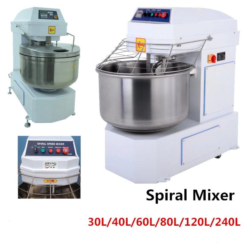 Industrial Commercial Heavy Duty Bread Flour Spiral Dough Mixer
