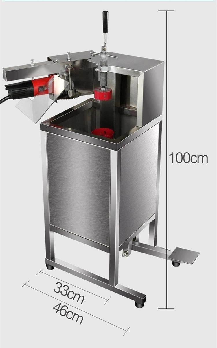 Stainless Steel Fresh Coconut Shell Opening Machine Electric Green Coconut Peeling Machine Coconut Skin Peeling Machine Coconut Shell Opening Machine
