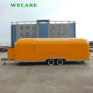 Popular Yellow Snack Food Van Ce Approved
