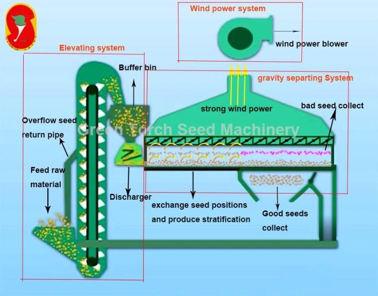 Grain Cleaning Seeds Sifter Machine for Wheat Maize Paddy