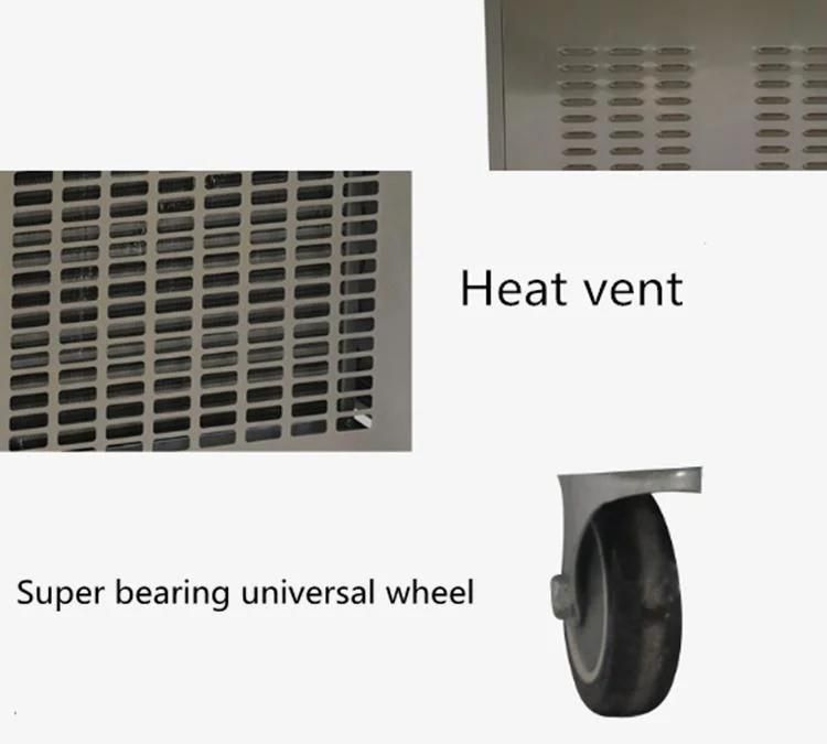 Commercial Catering Stainless Steel Material Freeze Table Double Flat Pan Fry Ice Cream Roll Machine