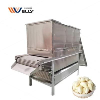 Professional Chain Garlic Peeling Machine / Indian Garlic Peeler Machine