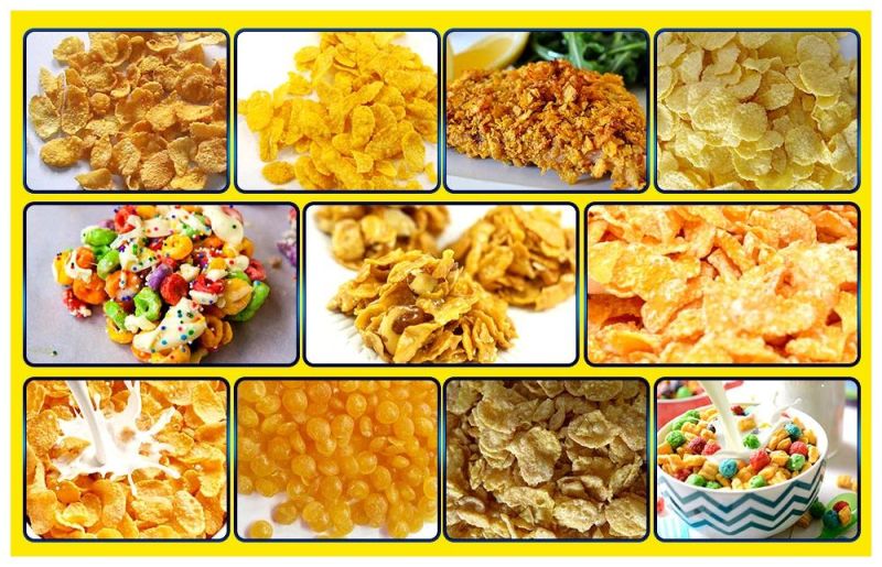 Full Automatic Corn Flakes Making Machine Commercial Breakfast Cereal Making Machine