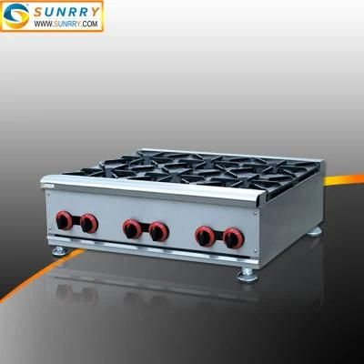Commercial 6 Burner Table Top Gas Range