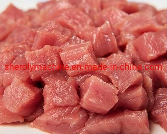 Frozen Meat Cube Cutter Meat Dicer Machine