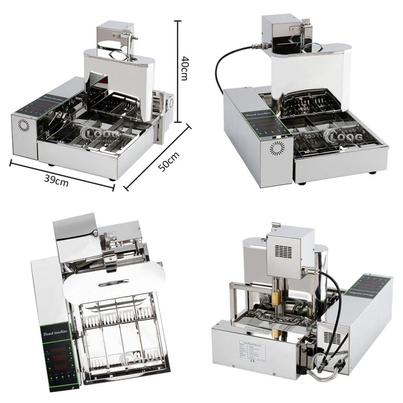 Best Selling Stainless Steel Electric Donut Making Machine Commercial Digital Doughnut Maker Mini Donut Auto Machine for Sale