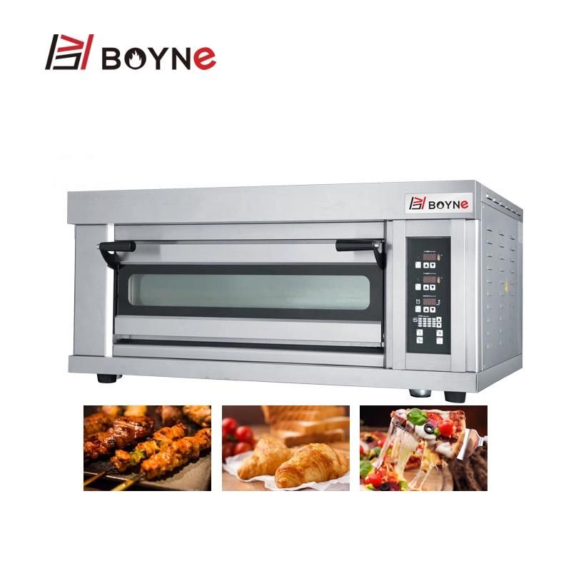 High End Microcomputer Industrial One Deck Two Trays Electric Baking Oven