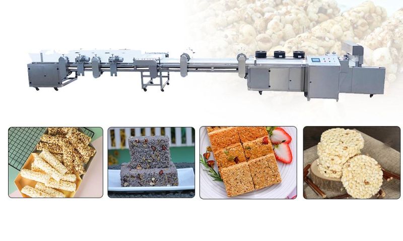 Most Popular Automatic Oatmeal Chocolate/Cereal /Chocolate Granola /Granola Bar Production Line/Protein Bar Making Machine