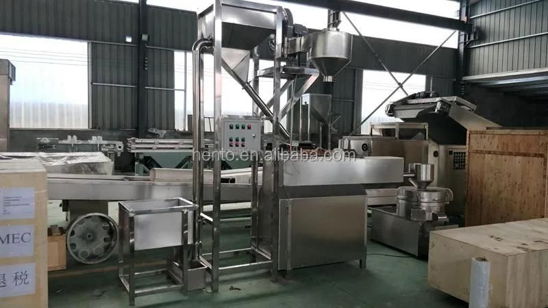 Industrial 1000kg/h Capacity Sesame Washing Drying Roasting Drying Machine Line