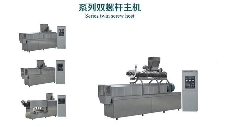 Double Screws Core Filling Snack Production Extruder