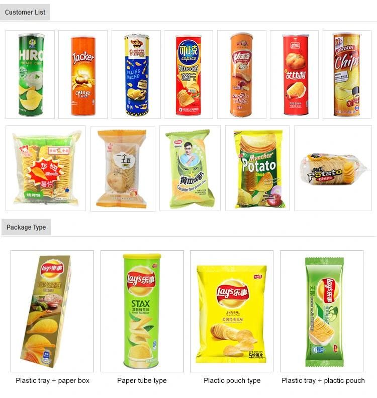 High Quality Fully Automatic Potato Chips Making Machine Production Line and Potato French Fries Making Machine
