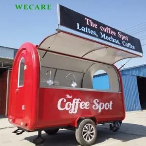 One Axle Portable Fast Food Trailer for Sale