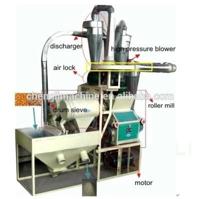 60 Ton/Day Corn Flour Mill Plant/Maize Flour Milling Machine/Corn Roller Mill with Price