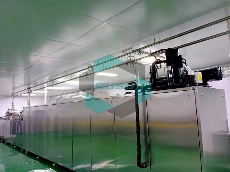 SUS Chocolate Cooling Tunnel Chocolate Processing Line