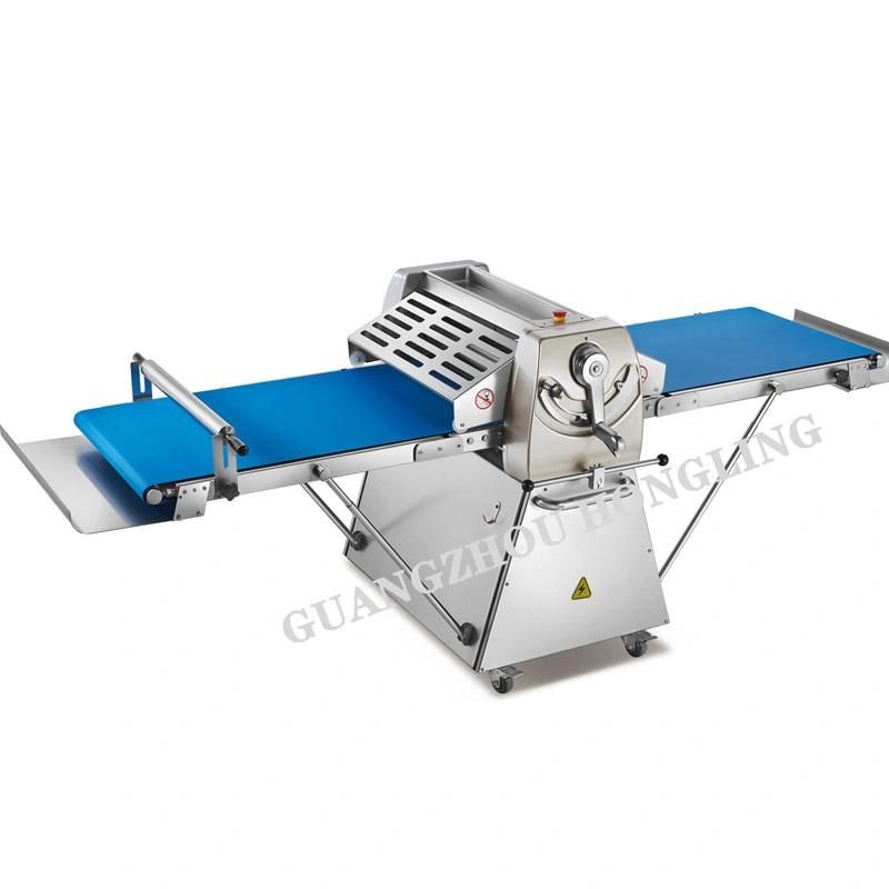 Hongling 520mm Full Ss Floor Type Roller Bread Pizza Sheeter Croissant Dough Sheeter
