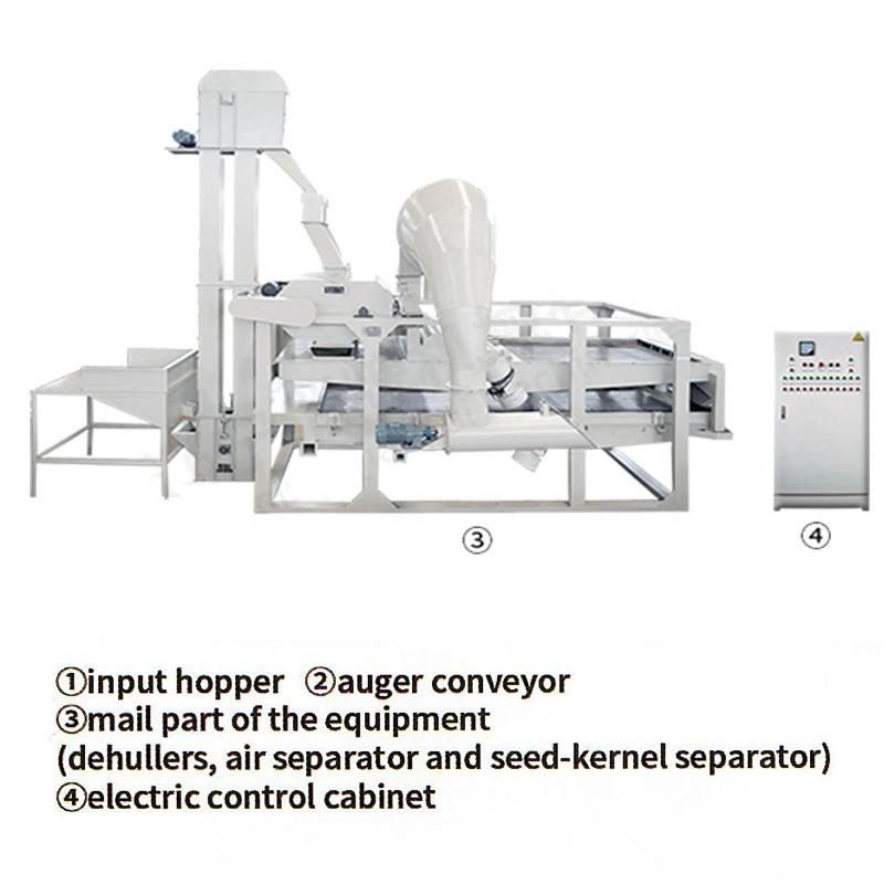 Squash Seed Agricultural Machinery Sheller Peeling Machine