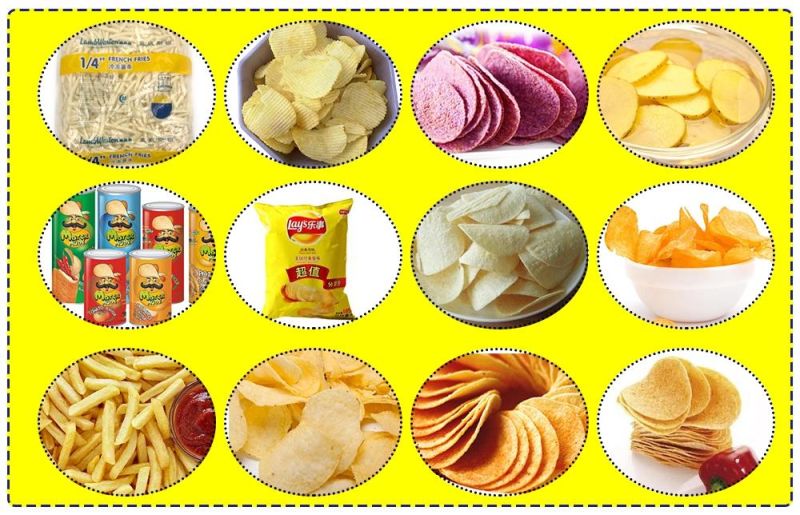 Automatic Potato Chips Frying Machinery Quality Frozen French Fries Making Machine