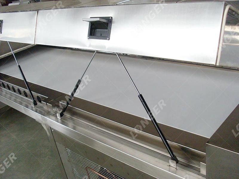 Wholesale Bottom Chocolate Taste Donut Making Enrobing Popsicle Machine Chocolate Coating Machine for Cookies