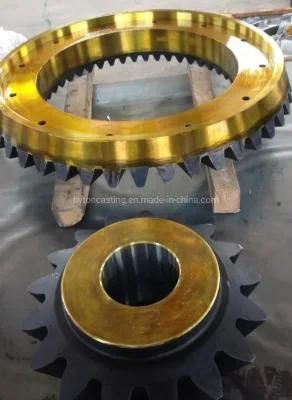 Cone Crusher Forging Gear Pinion Set Apply to Svedala CH660