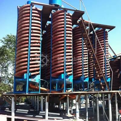 Spiral Chute Mining Equipments for Coal Wash Plant and Silica Zircon Sand Plant
