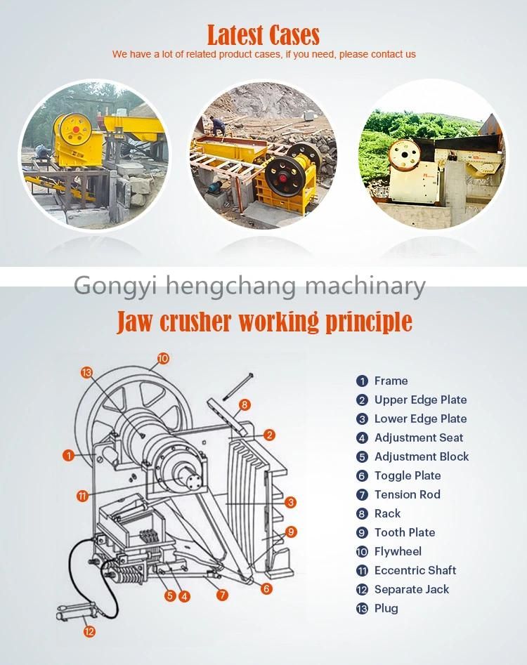High Manganese Steel Material Small Portable Stone Crusher Price