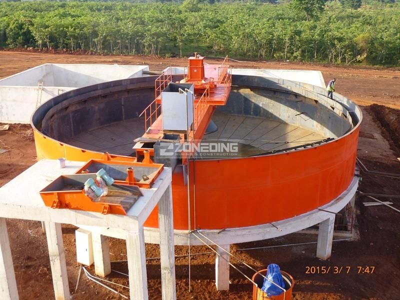 Half Bridge Sludge Scraper Thickener Tank Price Water Clarifier for Engineering