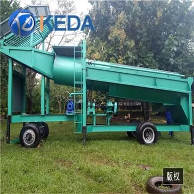 Chinese Gold Wash Plant Gold Trommel Screen From Keda