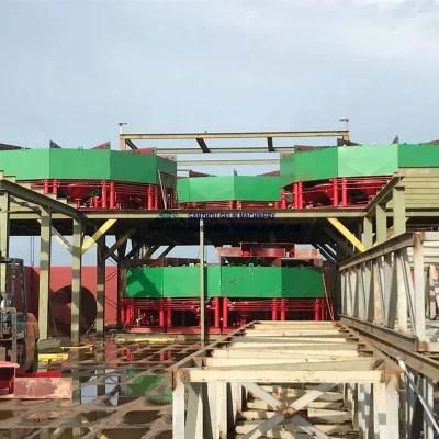 200tph Angola Clay Alluvial Gold Diamond Ore Processing Plant