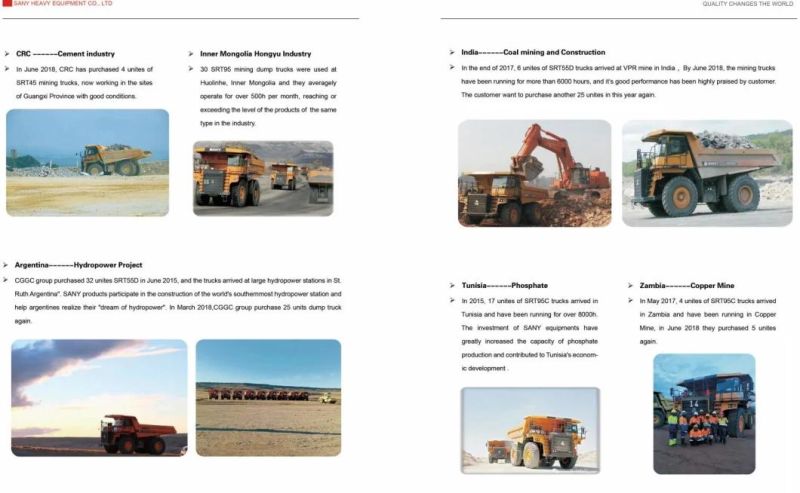40 Tons Sat40 Articulated Dump Truck off Highway Wide Body Mining Vehicle 40t Mining Dump Truck