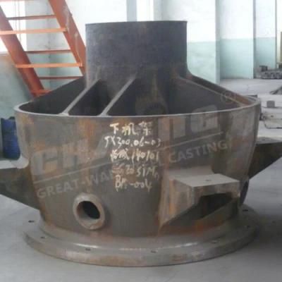 Steel Casting Jaw Crusher/Cone Crusher Parts Crusher Frame
