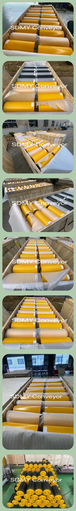 Conveyor Roller Carrying Roller Cema Impact Roller 5"