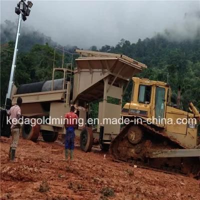 Mobile Trommel Screen for Gold Washing Machine