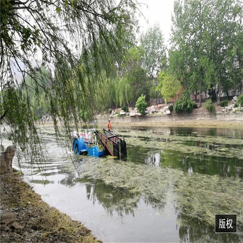 2022 Hot Sale Water Weed Cutting Harvester Machine Mowing Boat Water Hyacinth Harvester for Sale