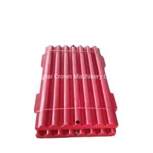 Wear Resistance Fixed Swing Jaw Plate Liners for Jaw Crusher