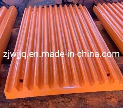 Jaw Crusher Parts Steel Casting Wear Resisitant Part Jaw Plate