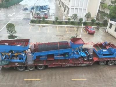 Africa Full Set 100tph Alluvial Gold Mining Extraction Plant