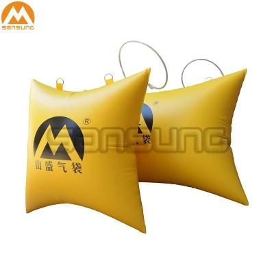 Popular 1X1m 1.1.5m 1X2m Stone Block Pushing Air Bags for Marble and Granite Quarry After ...