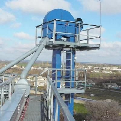 Td Wood Pellet Belt Bucket Elevator Conveyor Machine