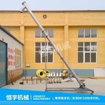 Bulk Material Handling Industrial Inclined Tubular Shafted Spiral Screw Conveyor