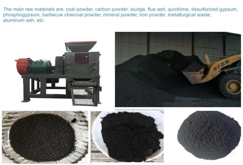 Coal and Charcoal Ball Press Powder Briquette Making Machine