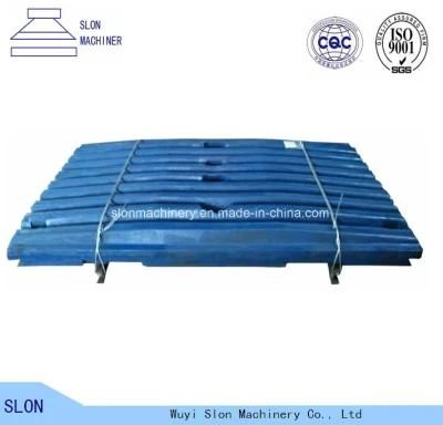 Manganese Casting Kue-Ken Jaw Crusher Spare Parts Fixed / Swing Jaw Plate