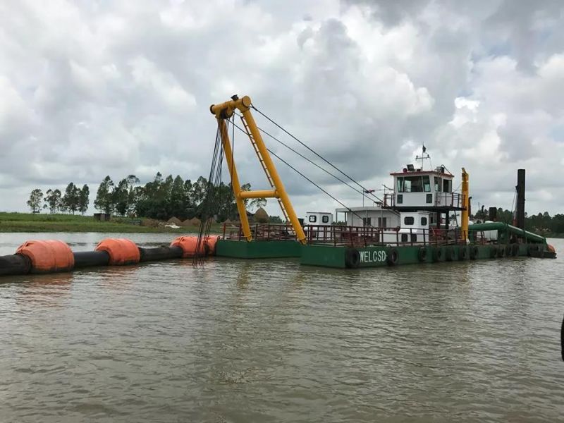 CSD-400 China Made 16 Inch Cutter Suction Easy Operation Dredging Boat for Sale in Nigeria