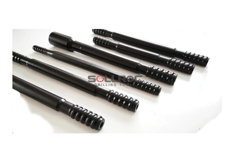 R32 R38 T38 T45 T51 Mf Threaded Rock Drill Speed Drifter Tungsten Carbide Extension Rod