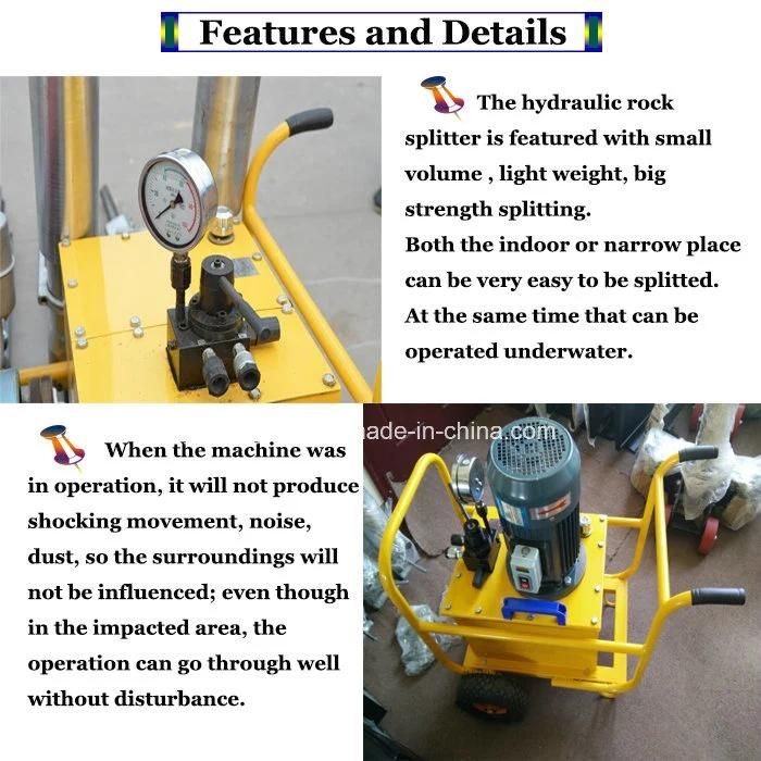 Portable Manual Stone Splitter Machine