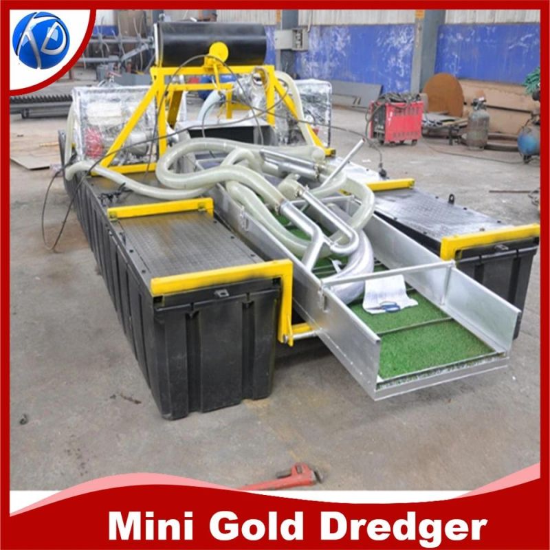 Mini Type Dredger with Submerged Pumps for Sand Lifting and Gold Washing