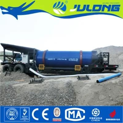 Mobile Gold Trommel Scrubber for Alluvial Gold Washing